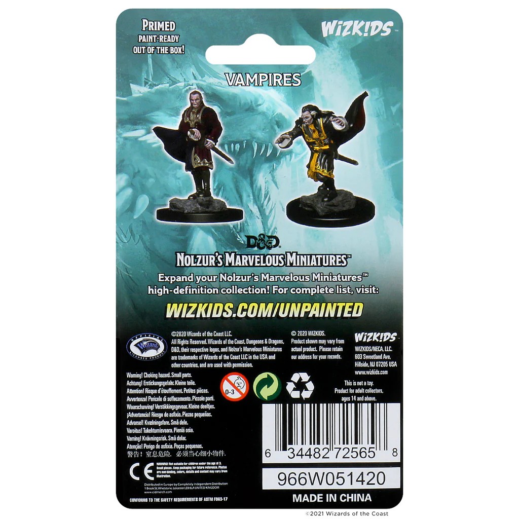 D&D NOLZUR’S MARVELOUS MINIATURES:WAVE 1-Vampires(ヴァンパイア) 72565 634482725658