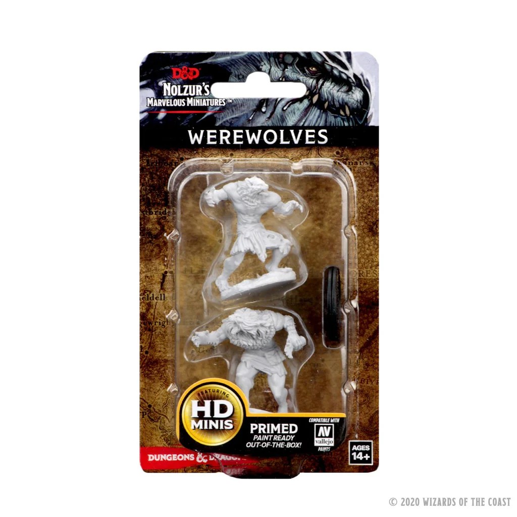 D&D NOLZUR’S MARVELOUS MINIATURES:WAVE 4-Werewolves 73194 634482731949