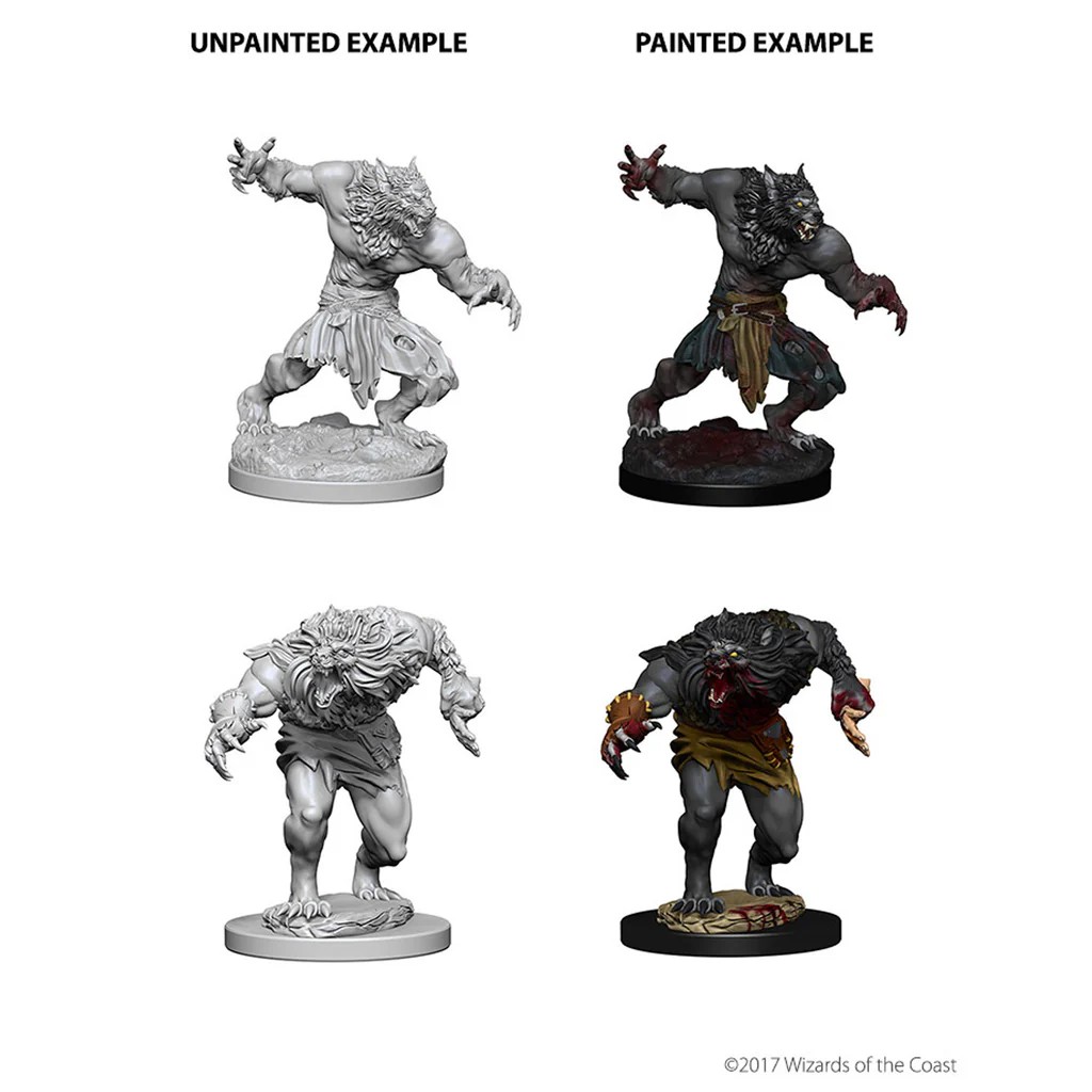 D&D NOLZUR’S MARVELOUS MINIATURES:WAVE 4-Werewolves 73194 634482731949