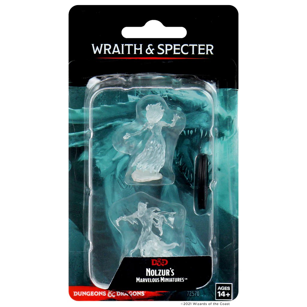 D&D NOLZUR’S MARVELOUS MINIATURES:WAVE 3-Wraith & Specter 72570 634482725702
