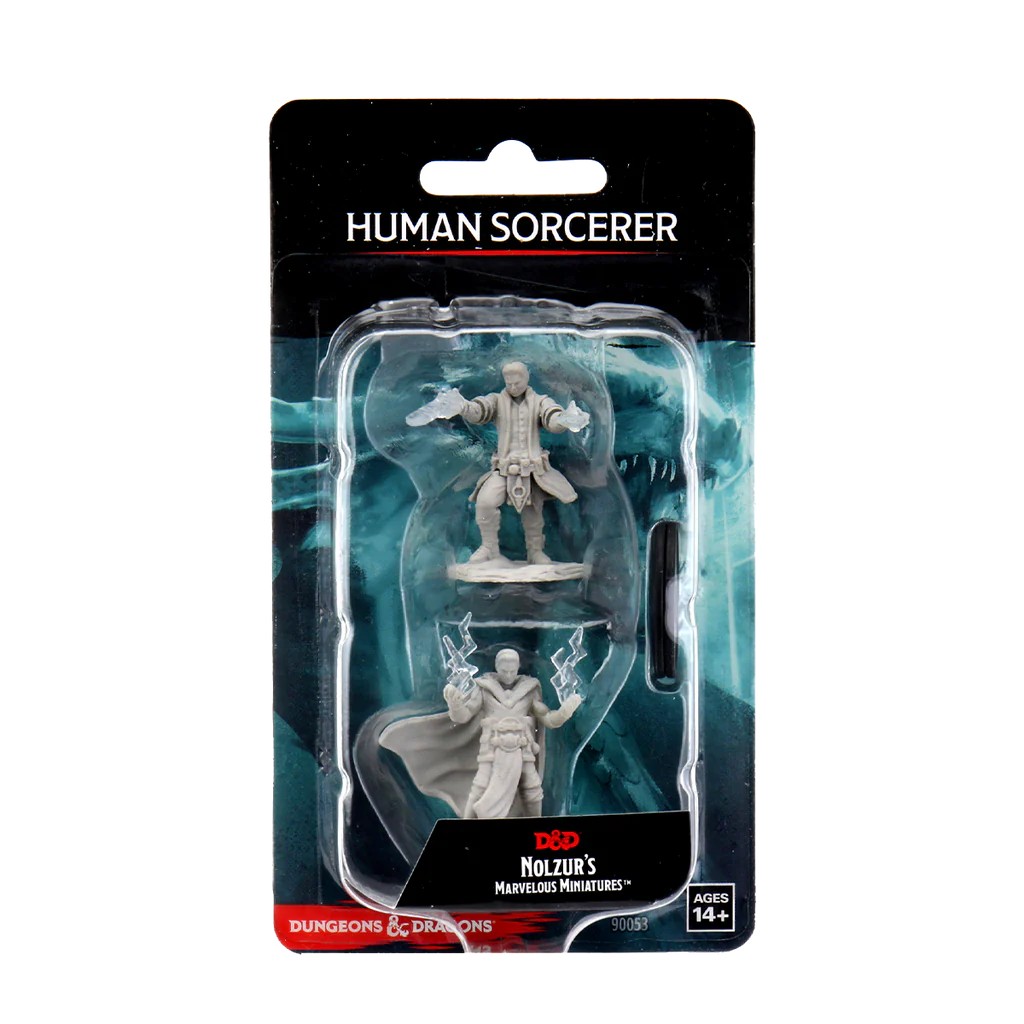 D&D NOLZUR’S MARVELOUS MINIATURES:WAVE 12-Human Sorcerer 90053 634482900536